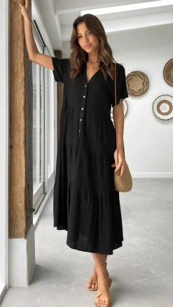 Desire Dresses|Midi^Kimberly Midi Dress - Black