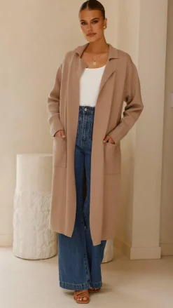Fashion Allied Cardigans|Cardigans^Kira Coatigan - Stone