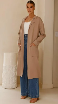 Fashion Allied Cardigans|Cardigans^Kira Coatigan - Stone