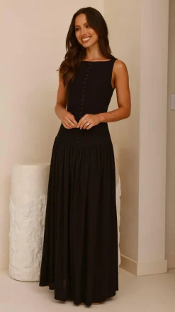 YH AND CO Dresses|Maxi^Kora Maxi Dress - Black