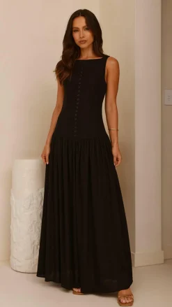 YH AND CO Dresses|Maxi^Kora Maxi Dress - Black