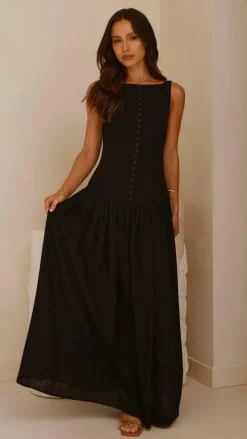 YH AND CO Dresses|Maxi^Kora Maxi Dress - Black
