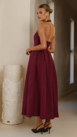 SASHA (BNE) Dresses|Maxi^Kristen Maxi Dress - Wine