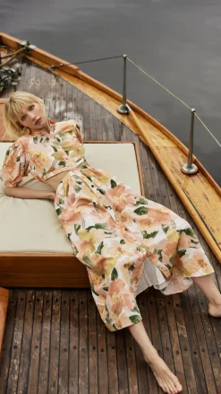 Girl and the Sun Dresses|Midi^Kylo Midi Dress - Mallorca Floral