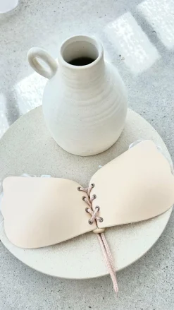 Secret Weapons Beauty|Booby Tape And Bra Accessories^Lace Up Bra - Nude