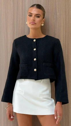 SASHA (BNE) Jackets|Outerwear^Laina Jacket - Black