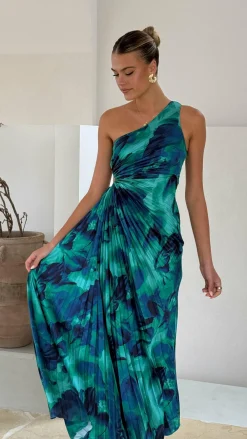 Shareen Dresses|Maxi^Laken Maxi Dress - Green Print