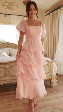 LILYWHYT Dresses|Maxi^Lanelle Maxi Dress - Pink