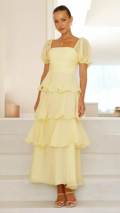 LILYWHYT Dresses|Maxi^Lanelle Maxi Dress - Yellow