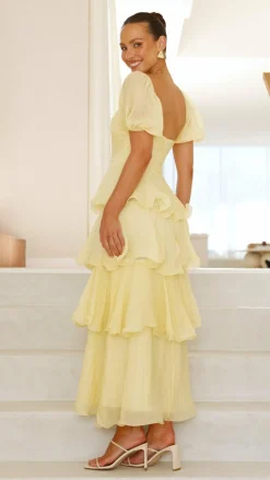 LILYWHYT Dresses|Maxi^Lanelle Maxi Dress - Yellow