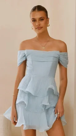 LILYWHYT Dresses|Mini^Lanelle Mini Dress - Blue