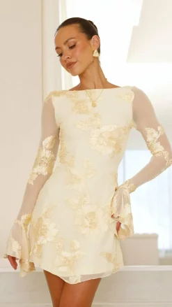 Shareen Dresses|Mini^Lanesia Mini Dress - Yellow
