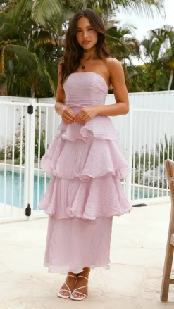 LILYWHYT Dresses|Maxi^Lanica Maxi Dress - Lilac