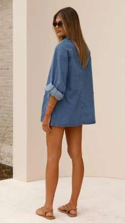 Fashion Allied The Denim Edit|Jackets^Laura Denim Jacket - Mid Wash