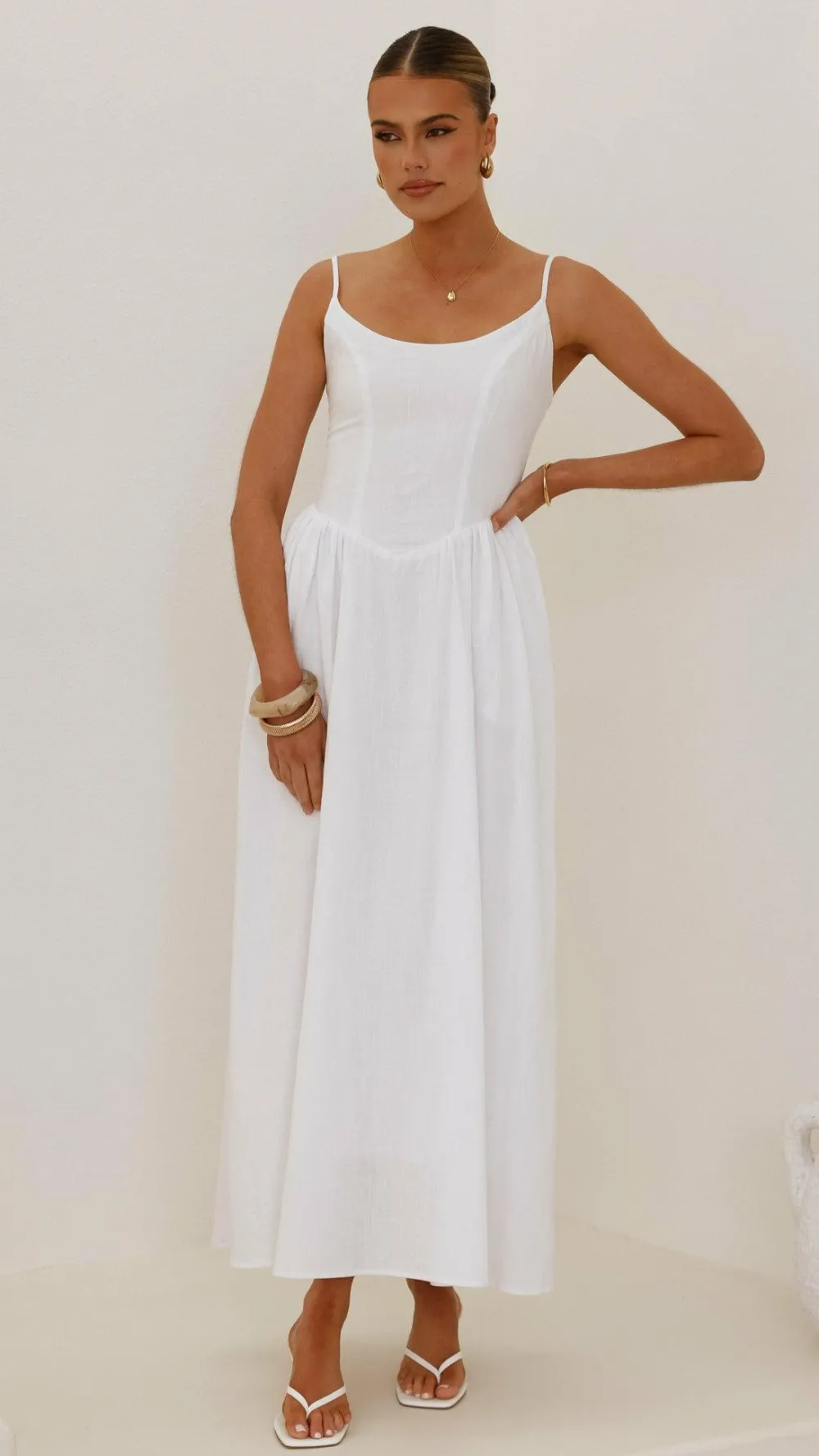CAXTON ST Dresses|Maxi^Laurelia Maxi Dress - White
