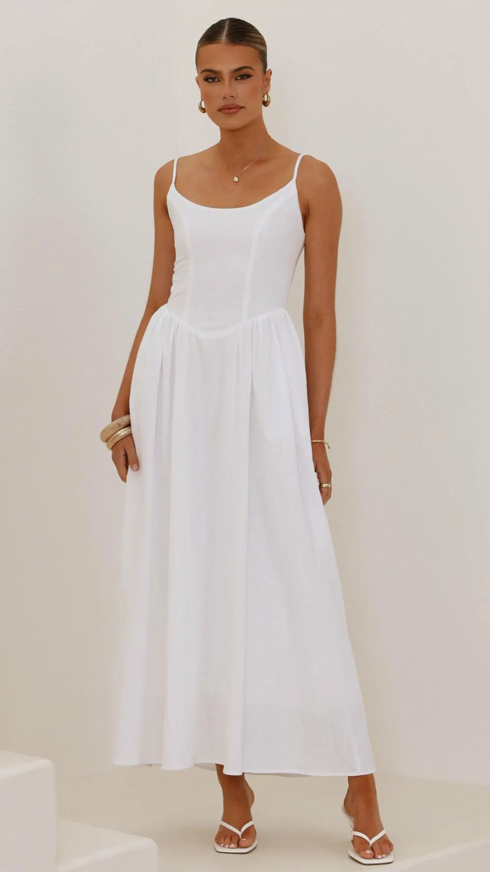 CAXTON ST Dresses|Maxi^Laurelia Maxi Dress - White