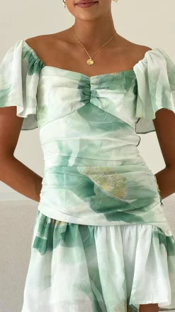 Style State Sale Dresses^Laury Mini Dress - Green Floral