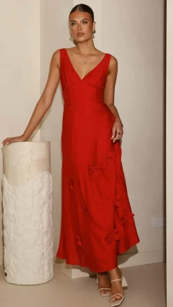 SASHA (BNE) Dresses|Maxi^Lavara Maxi Dress - Red