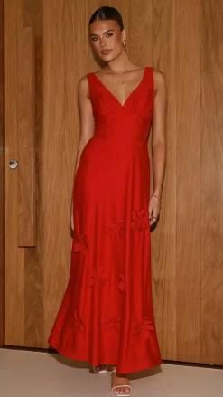 SASHA (BNE) Dresses|Maxi^Lavara Maxi Dress - Red