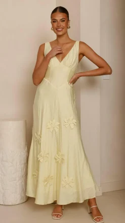 SASHA (BNE) Dresses|Maxi^Lavara Maxi Dress - Yellow