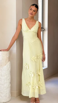 SASHA (BNE) Dresses|Maxi^Lavara Maxi Dress - Yellow