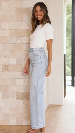 Fashion Allied Tops^Laylin Ribbed Top - White
