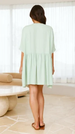 Slide Show Sale Dresses^Leah Mini Dress - Sage