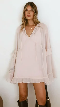 KOLI Dresses|Mini^Leera Mini Dress - Nude