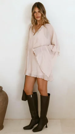 KOLI Dresses|Mini^Leera Mini Dress - Nude