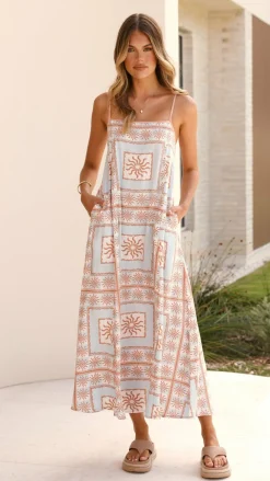 Fashion Allied Sale Dresses^Leeta Maxi Dress - Flores Print