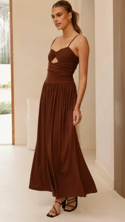 Prem Group Dresses|Maxi^Libertine Maxi Dress - Chocolate