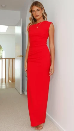 YH AND CO Dresses|Maxi^Lilah Maxi Dress - Red