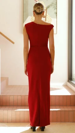 YH AND CO Dresses|Maxi^Lilah Maxi Dress - Wine