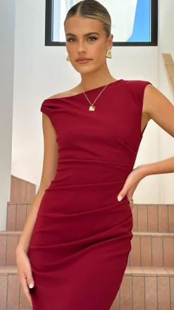 YH AND CO Dresses|Maxi^Lilah Maxi Dress - Wine