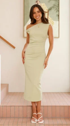 YH AND CO Dresses|Midi^Lilah Midi Dress - Sage