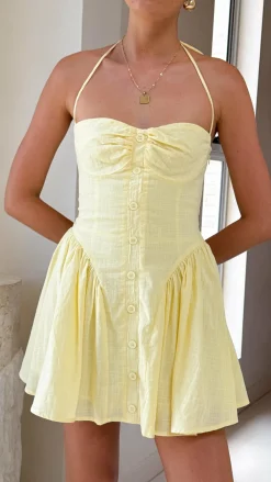 Prem Group Dresses|Mini^Limoni Mini Dress - Lemon