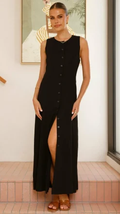 Fashion Allied Dresses|Maxi^Lina Maxi Dress - Black