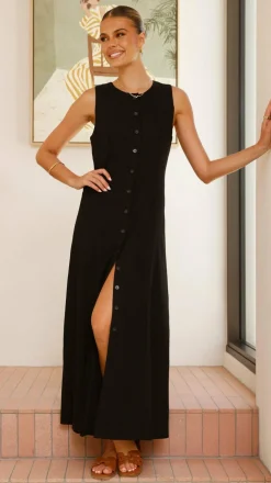 Fashion Allied Dresses|Maxi^Lina Maxi Dress - Black