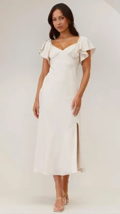 LILYWHYT Hen'S Collection|Dresses^Louisa Midi Dress - Ivory