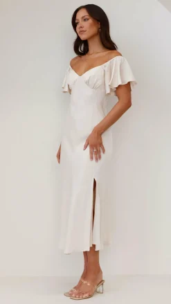 LILYWHYT Hen'S Collection|Dresses^Louisa Midi Dress - Ivory