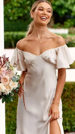 LILYWHYT Hen'S Collection|Dresses^Louisa Midi Dress - Ivory