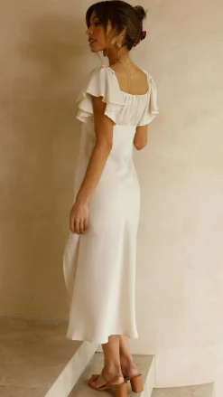 LILYWHYT Hen'S Collection|Dresses^Louisa Midi Dress - Ivory