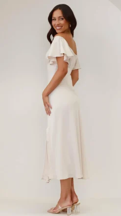 LILYWHYT Hen'S Collection|Dresses^Louisa Midi Dress - Ivory