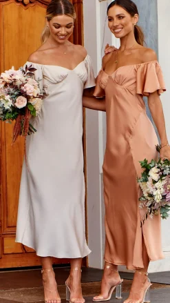 LILYWHYT Hen'S Collection|Dresses^Louisa Midi Dress - Ivory