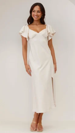 LILYWHYT Hen'S Collection|Dresses^Louisa Midi Dress - Ivory
