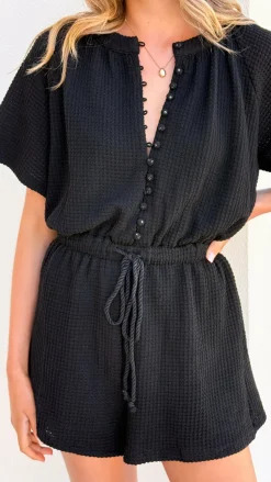 Alive Girl Playsuits^Loula Playsuit - Black