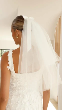 Angel Whisper Hair Accessories|Hen'S Collection^Love Is In The Air Veil - White