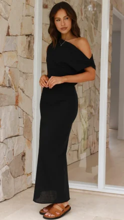 By Frankie Dresses|Maxi^Luci Maxi Dress - Black