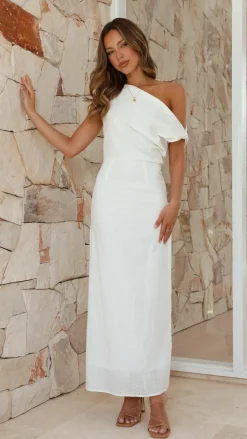 By Frankie Dresses|Maxi^Luci Maxi Dress - White