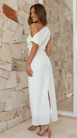 By Frankie Dresses|Maxi^Luci Maxi Dress - White